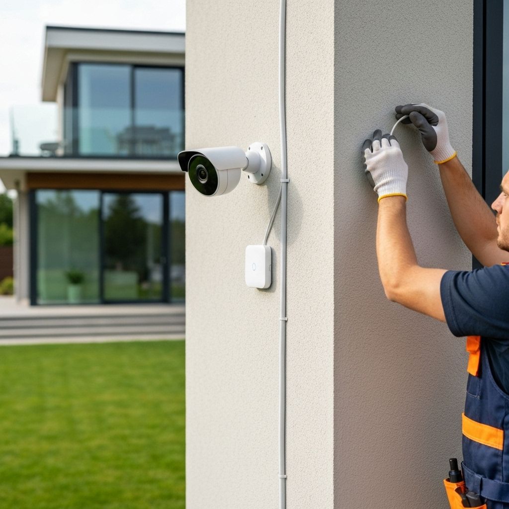 تركيب كاميرات المراقبة